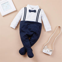 Baby Boys Long Sleeve Newborn Romper Wholesale Baby Clothes In Bulk - PrettyKid