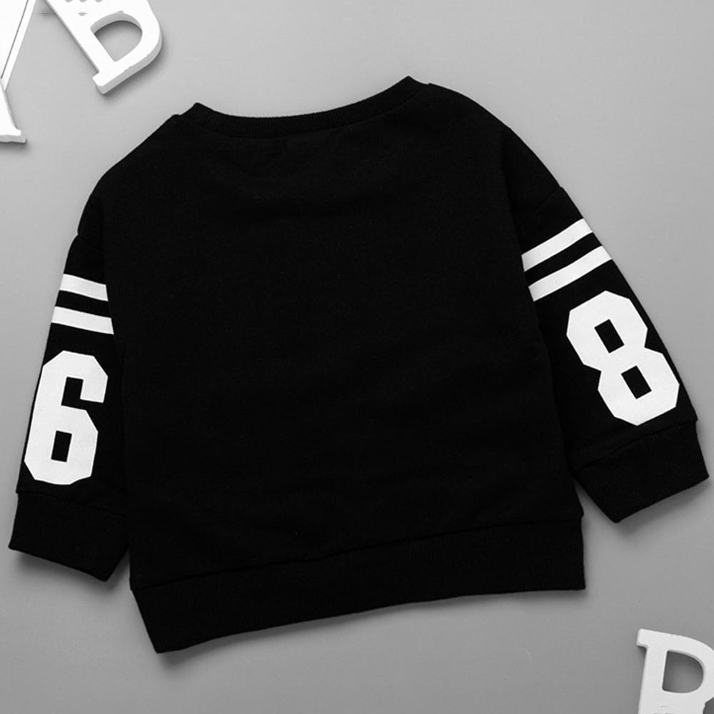 Boys Long Sleeve Number Printed T-shirt Wholesale - PrettyKid