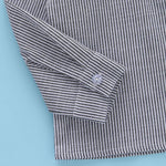 Boys Long Sleeve Pocket Striped Cotton Button Shirt Boy Wholesale Clothing - PrettyKid