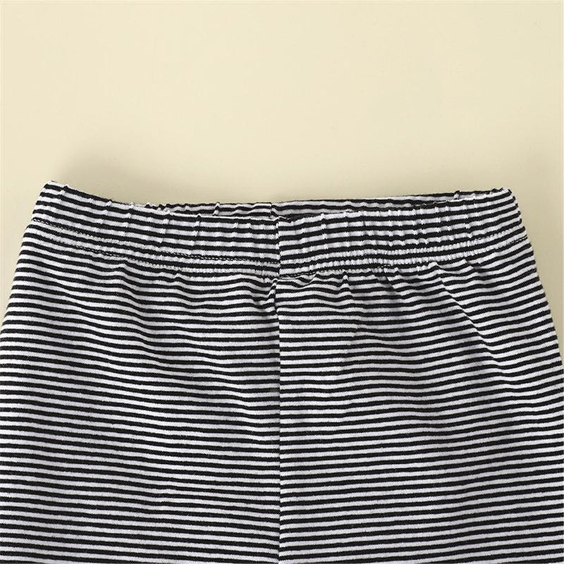 Girls Long Sleeve Pumpkin Top & Striped Bottoms Girls Clothing Wholesale - PrettyKid
