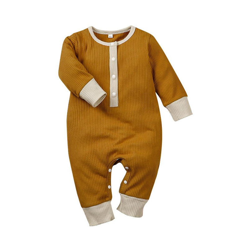 Baby Boys Long Sleeve Romper Where To Buy Baby Clothes In Bulk - PrettyKid