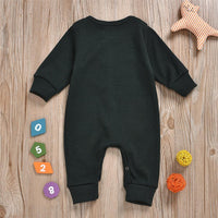 Baby Unisex Long Sleeve Solid Color Romper Wholesale Baby Clothes - PrettyKid