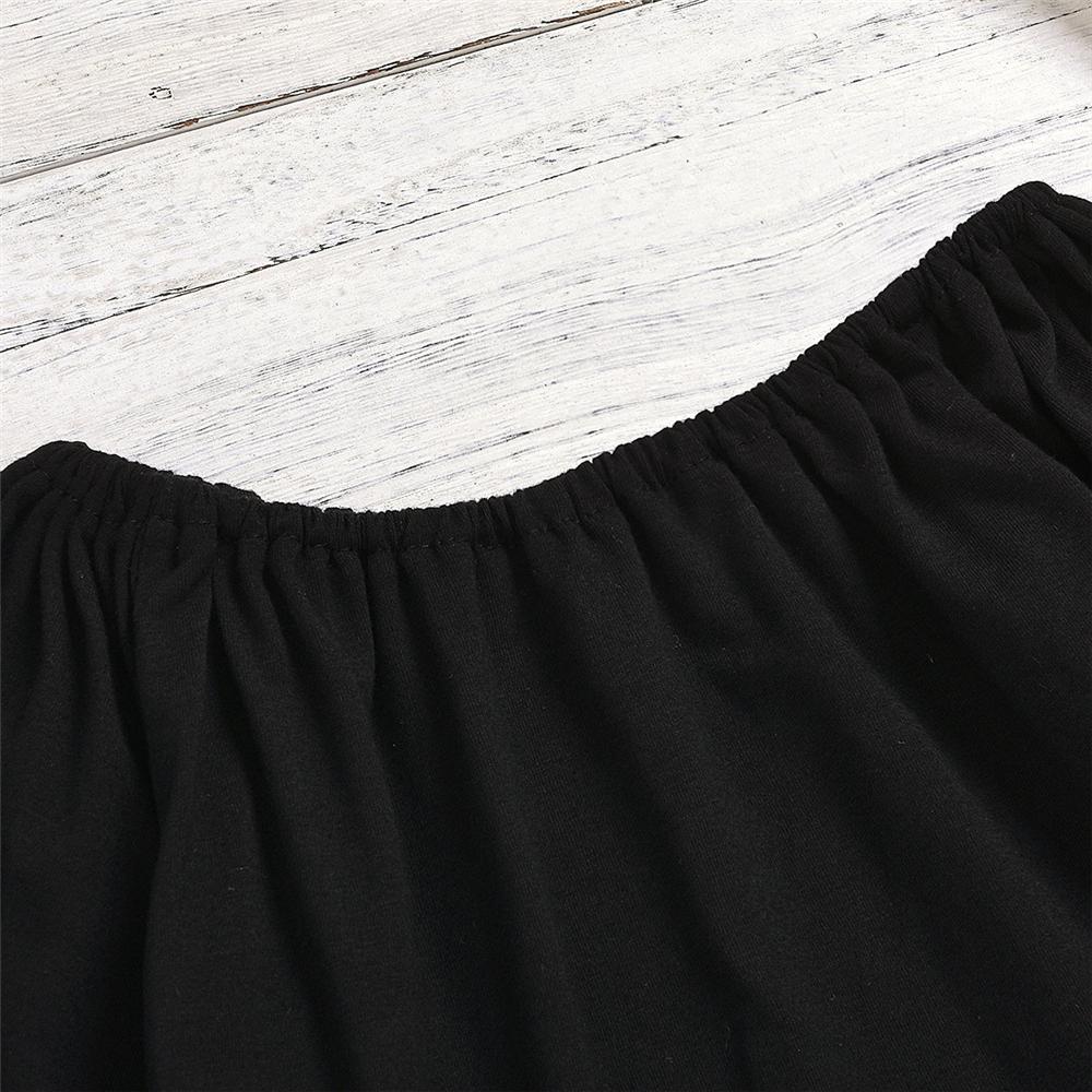 Toddler Girls Long Sleeve Solid Top & Leopard Pants Girls Boutique Wholesale - PrettyKid