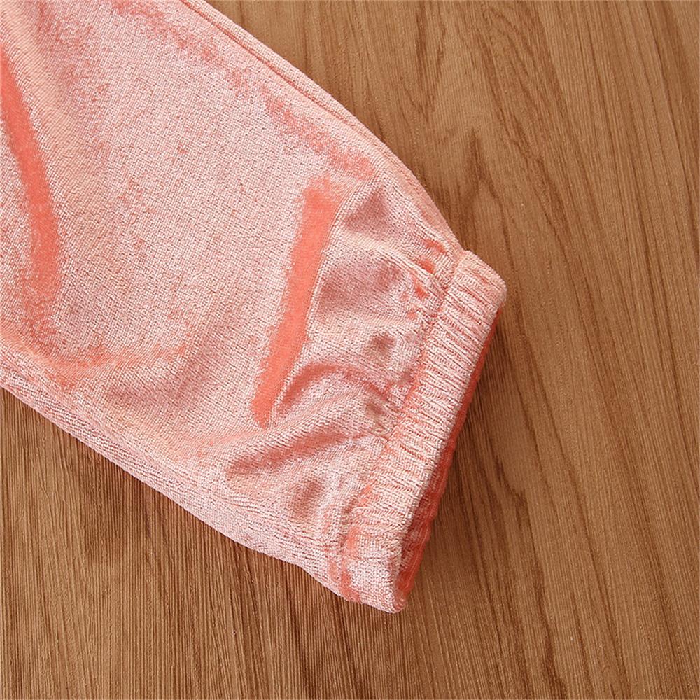 Toddler Girls Long Sleeve Solid Top & Pants & Headband Girl Wholesale - PrettyKid