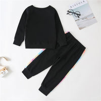 Girls Long Sleeve Tie Dye Color Block Top & Pants Kids Wholesale Clothing Warehouse - PrettyKid