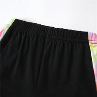 Girls Long Sleeve Tie Dye Color Block Top & Pants Kids Wholesale Clothing Warehouse - PrettyKid