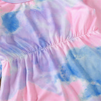 Baby Girls Long Sleeve Tie Dye Romper & Headband Baby Wholesale Clothes - PrettyKid