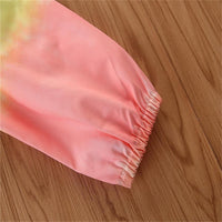 Girls Long Sleeve Tie Dye Top & Shorts Girls Clothing Wholesalers - PrettyKid