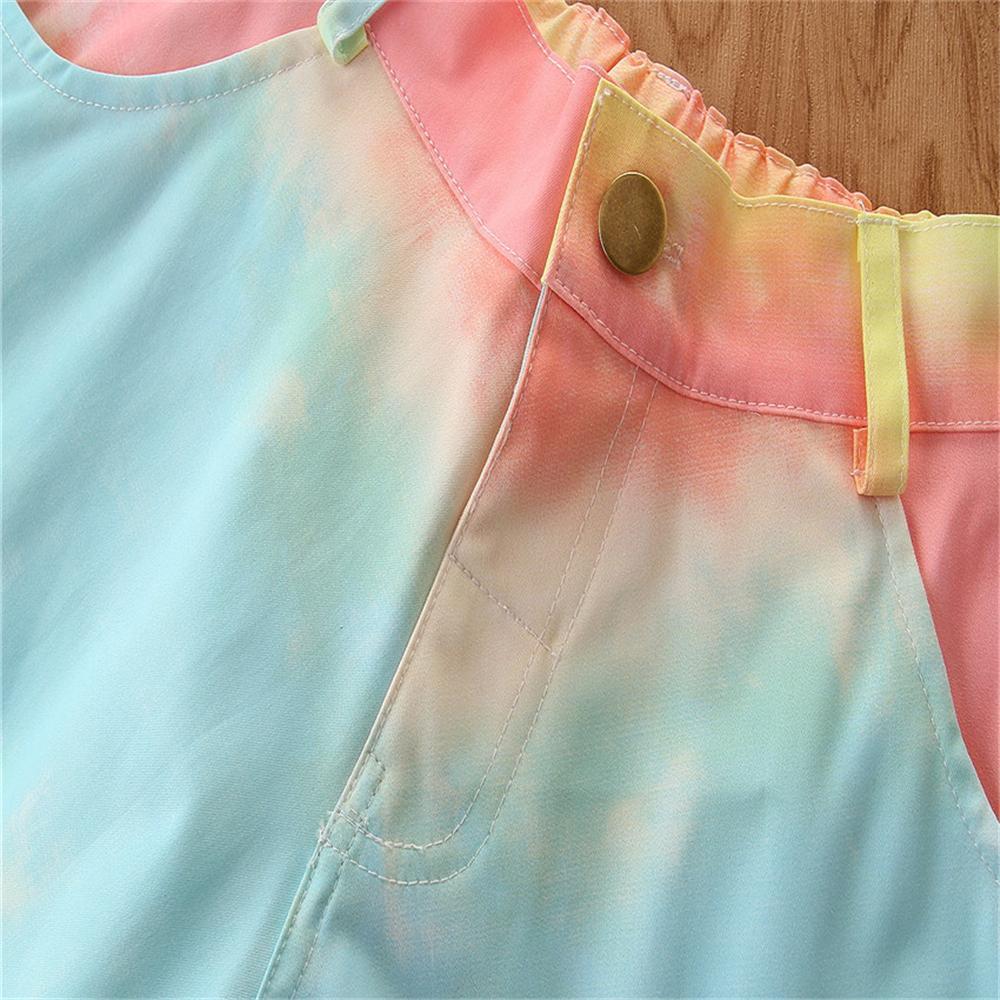 Girls Long Sleeve Tie Dye Top & Shorts Girls Clothing Wholesalers - PrettyKid
