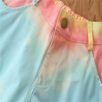 Girls Long Sleeve Tie Dye Top & Shorts Girls Clothing Wholesalers - PrettyKid