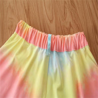 Girls Long Sleeve Tie Dye Top & Shorts Girls Clothing Wholesalers - PrettyKid