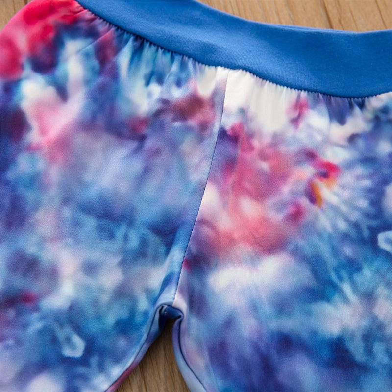 Unisex Long Sleeve Tie Dye Tops & Pants - PrettyKid