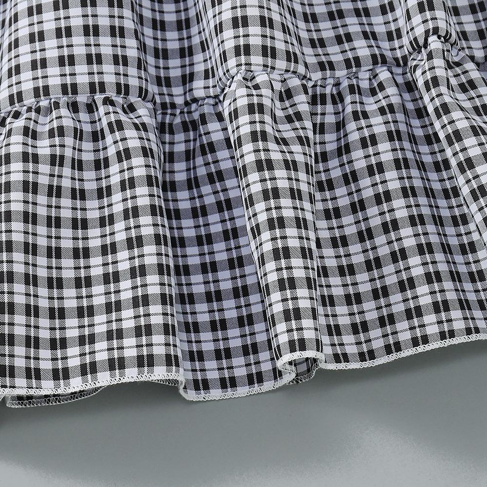 Toddler Girls Long Sleeve Top & Plaid Dress Wholesale Girls Clothes - PrettyKid