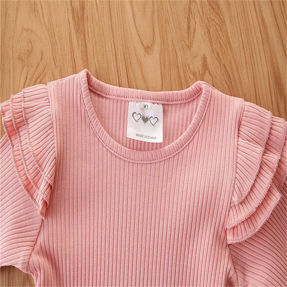 Girls Long Sleeve Top & Ripped Beaded Jeans Girls Clothing Wholesalers - PrettyKid