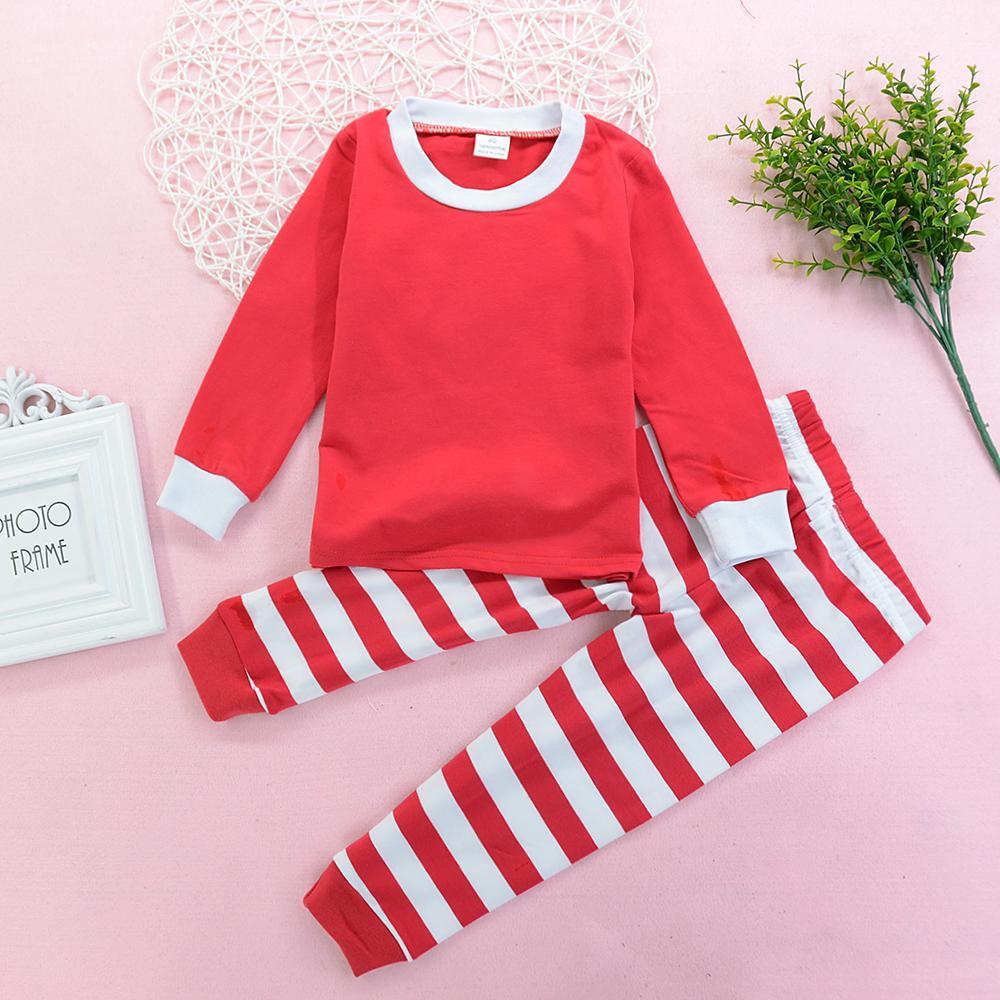 Unisex Long Sleeve Top & Striped Pants Trendy Kids Clothes Wholesale - PrettyKid