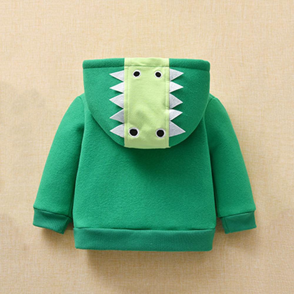 Baby Boys Long Sleeve Zipper Hooded Cartoon Jacket Baby Wholesale Clothes - PrettyKid