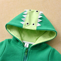 Baby Boys Long Sleeve Zipper Hooded Cartoon Jacket Baby Wholesale Clothes - PrettyKid