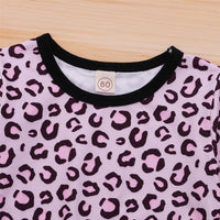 Girls Love Long Sleeve Leopard Zebra Printed Top & Pants Wholesale Girls Clothing - PrettyKid