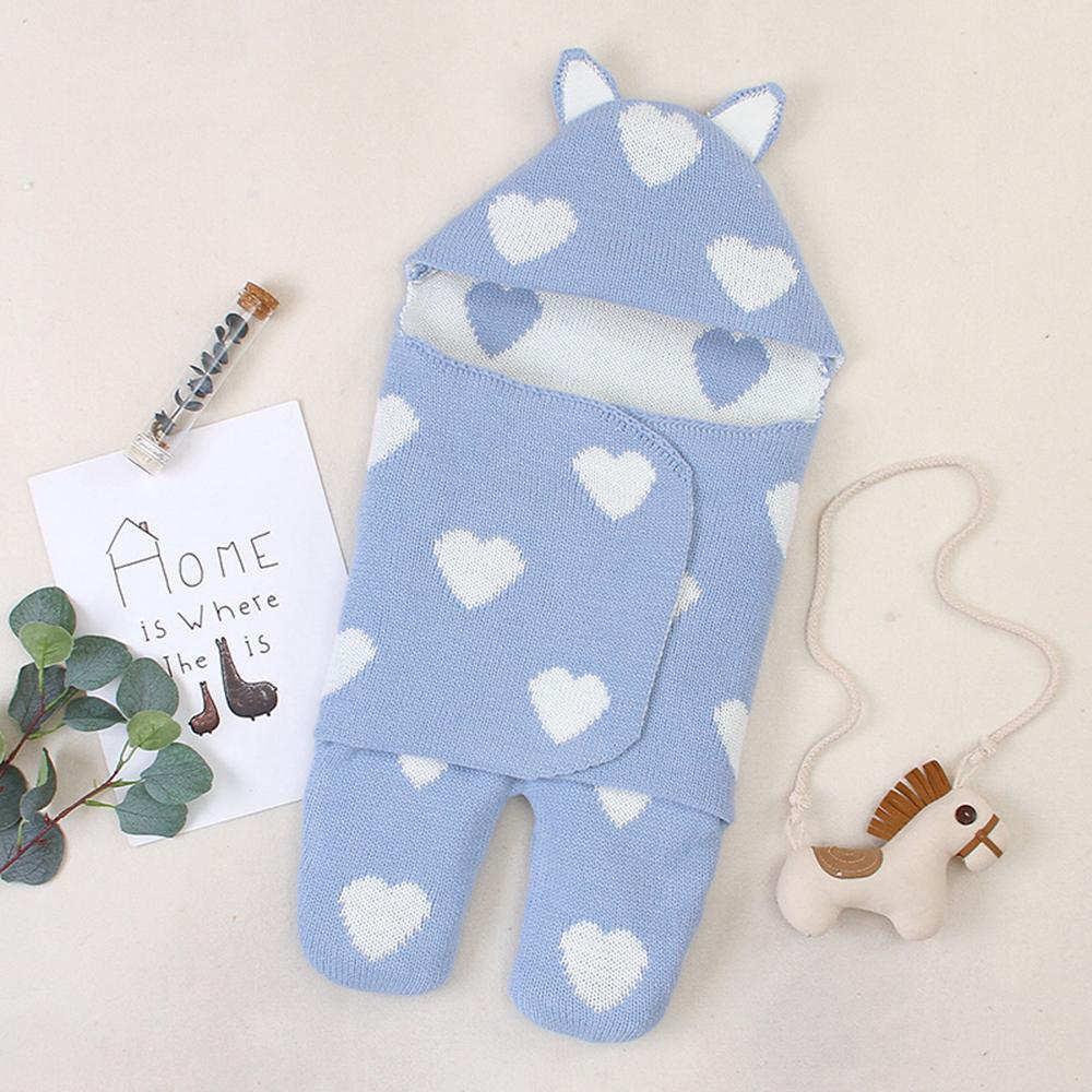 Baby Lovely Heart Solid Color Sleeping Bag Baby Blankets Wholesale - PrettyKid