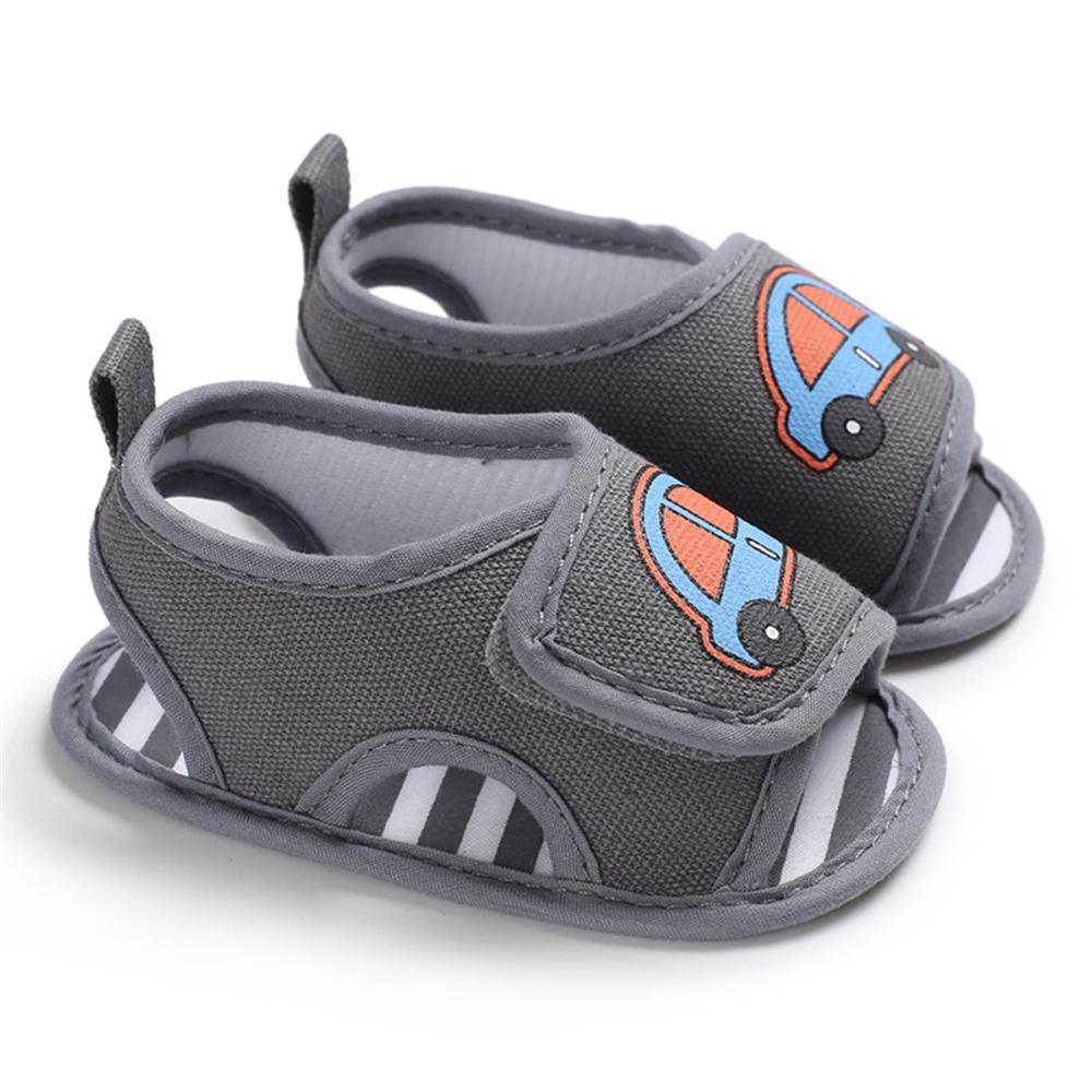 Baby Canvas Magic Tape Cartoon Cartoon Sandals Wholesale Toddler Shoes - PrettyKid