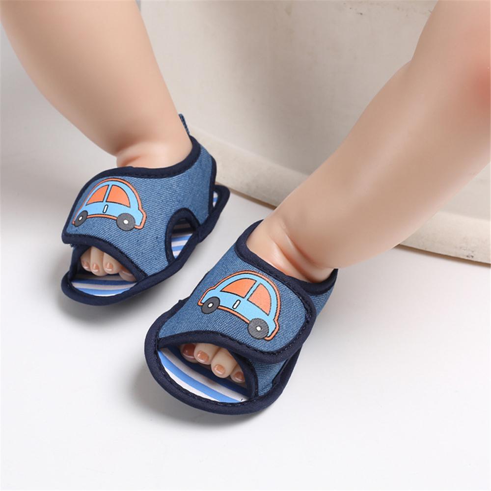 Baby Canvas Magic Tape Cartoon Cartoon Sandals Wholesale Toddler Shoes - PrettyKid