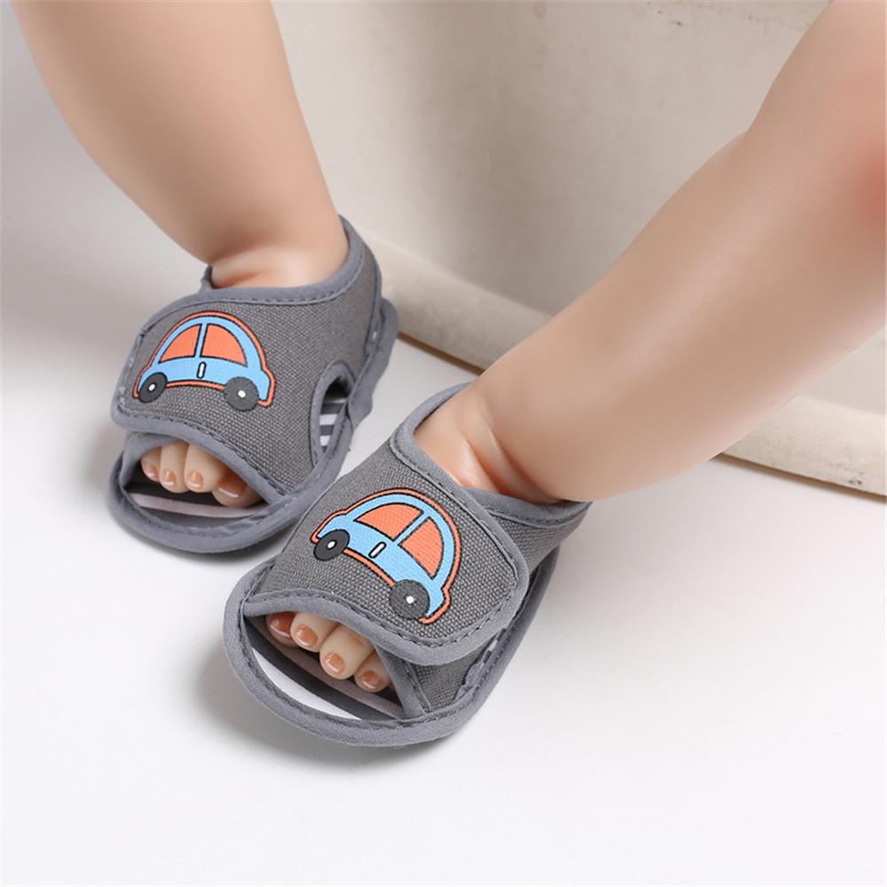 Baby Canvas Magic Tape Cartoon Cartoon Sandals Wholesale Toddler Shoes - PrettyKid