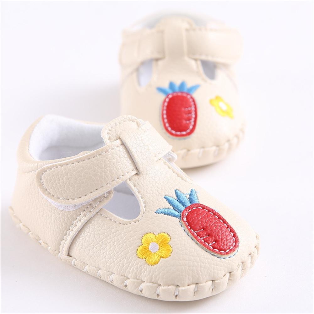 Baby Girls Magic Tape Cartoon Flats Wholesale Child Shoes - PrettyKid