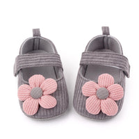 Baby Girls Magic Tape Flower Sweet Flats - PrettyKid