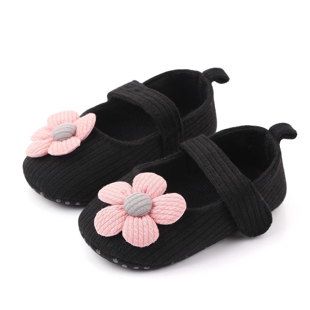 Baby Girls Magic Tape Flower Sweet Flats - PrettyKid