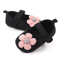 Baby Girls Magic Tape Flower Sweet Flats - PrettyKid