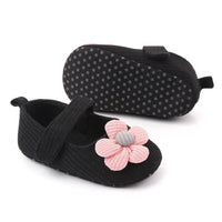 Baby Girls Magic Tape Flower Sweet Flats - PrettyKid