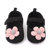 Baby Girls Magic Tape Flower Sweet Flats - PrettyKid