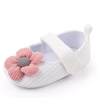 Baby Girls Magic Tape Flower Sweet Flats - PrettyKid