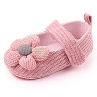 Baby Girls Magic Tape Flower Sweet Flats - PrettyKid