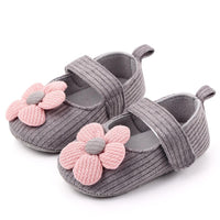 Baby Girls Magic Tape Flower Sweet Flats - PrettyKid