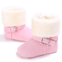 Baby Unisex Magic Tape Fur Winter Boots Wholesale - PrettyKid