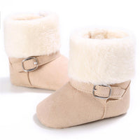 Baby Unisex Magic Tape Fur Winter Boots Wholesale - PrettyKid