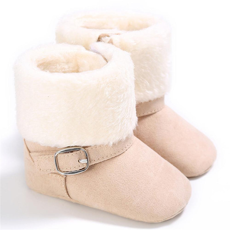 Baby Unisex Magic Tape Fur Winter Boots Wholesale - PrettyKid