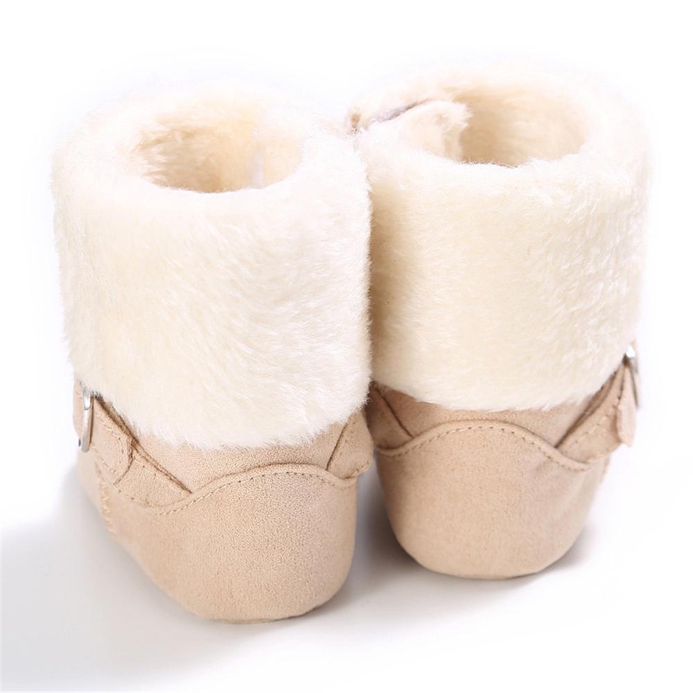 Baby Unisex Magic Tape Fur Winter Boots Wholesale - PrettyKid