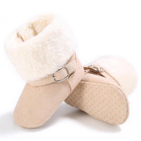 Baby Unisex Magic Tape Fur Winter Boots Wholesale - PrettyKid