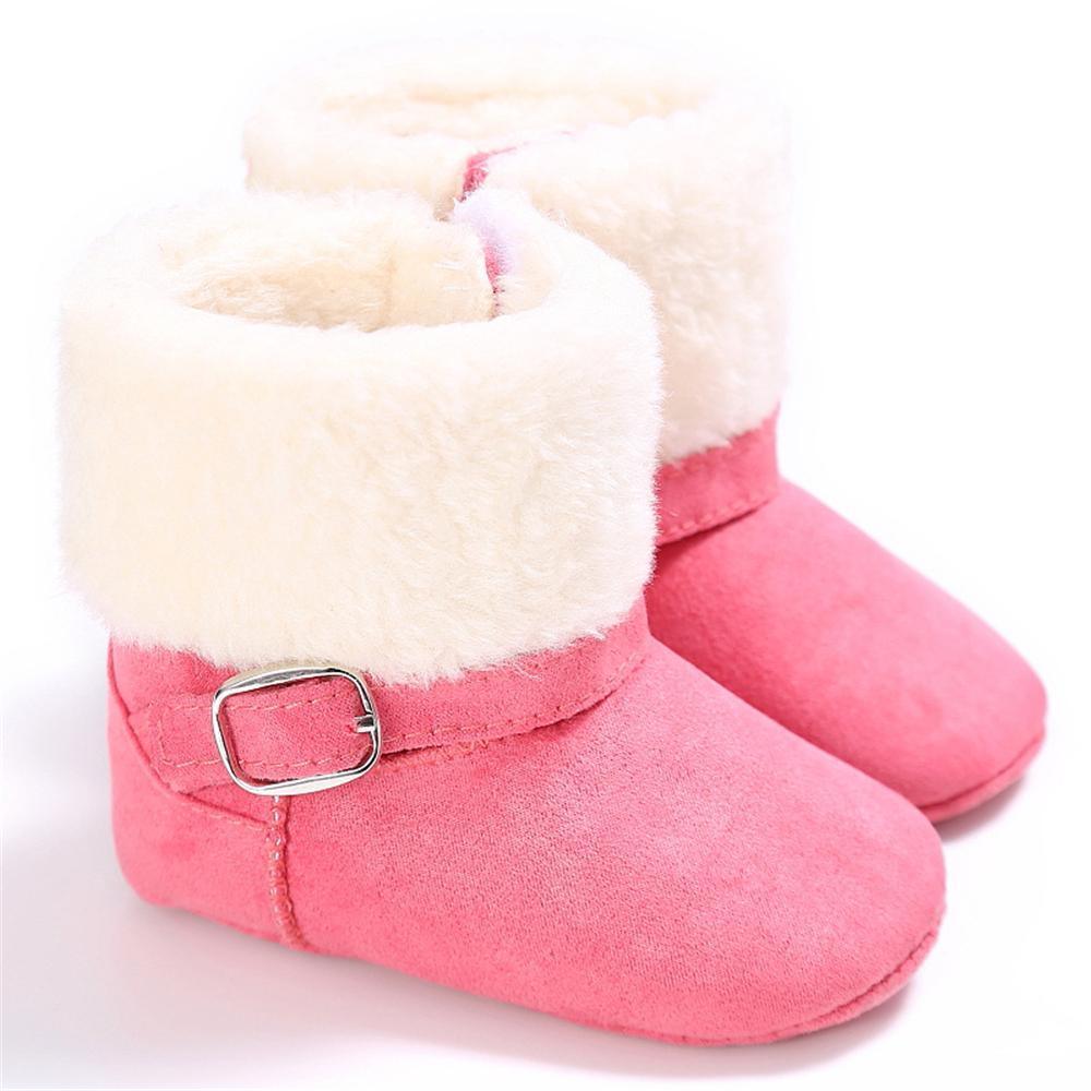 Baby Unisex Magic Tape Fur Winter Boots Wholesale - PrettyKid