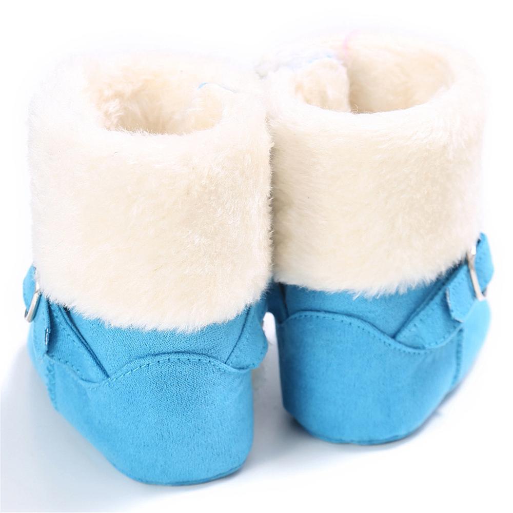 Baby Unisex Magic Tape Fur Winter Boots Wholesale - PrettyKid