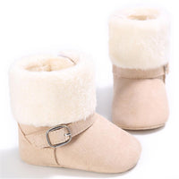 Baby Unisex Magic Tape Fur Winter Boots Wholesale - PrettyKid