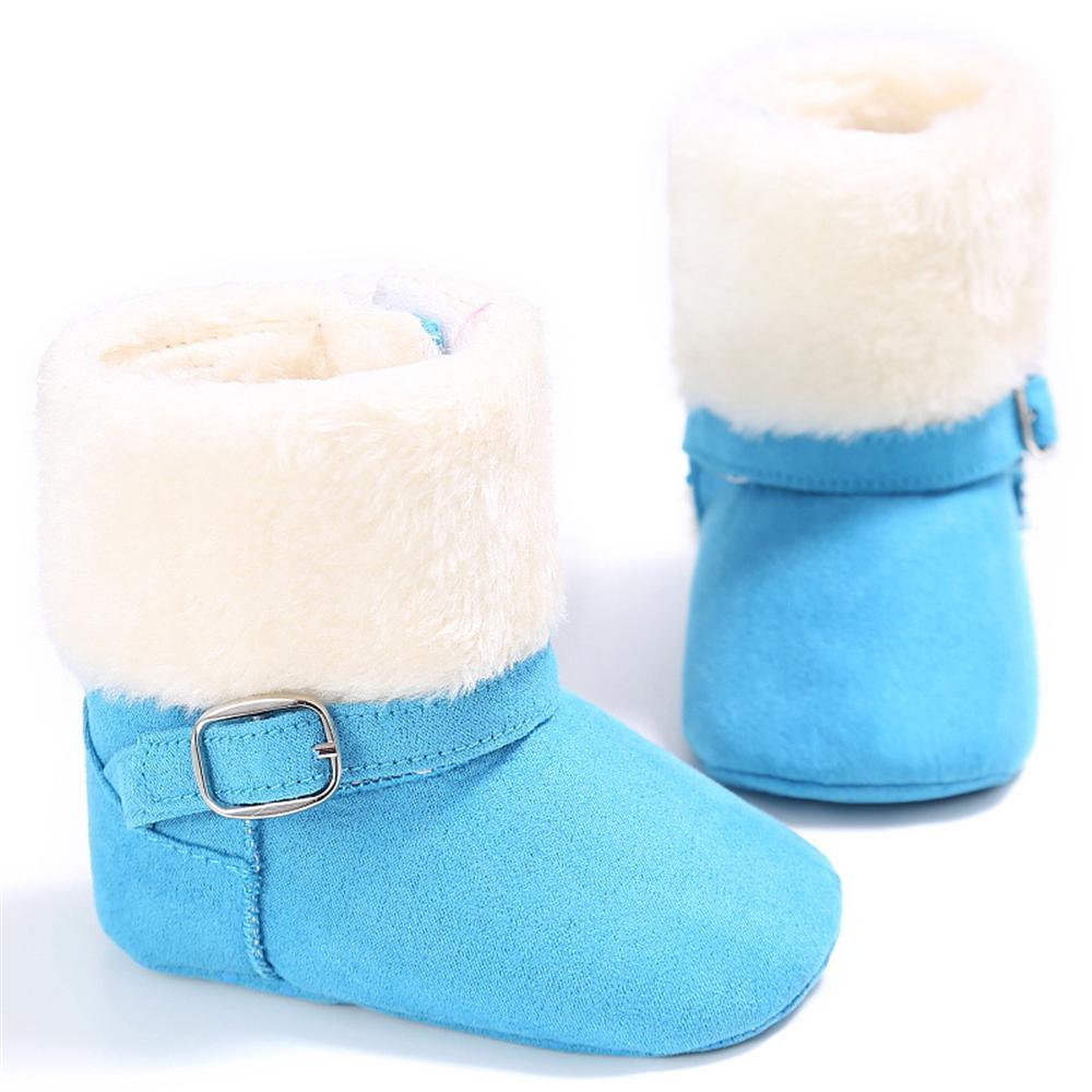 Baby Unisex Magic Tape Fur Winter Boots Wholesale - PrettyKid