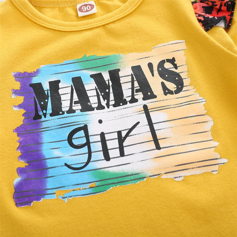 Toddler Mama's Girl LongSleeve Tie Dye Top & Pants Toddler Girls Wholesale - PrettyKid