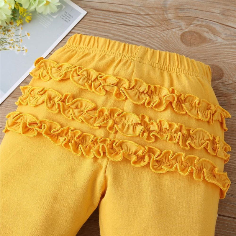 Girls Maple Leaf Printed Long Sleeve Top & Trousers Toddler Girls Wholesale - PrettyKid