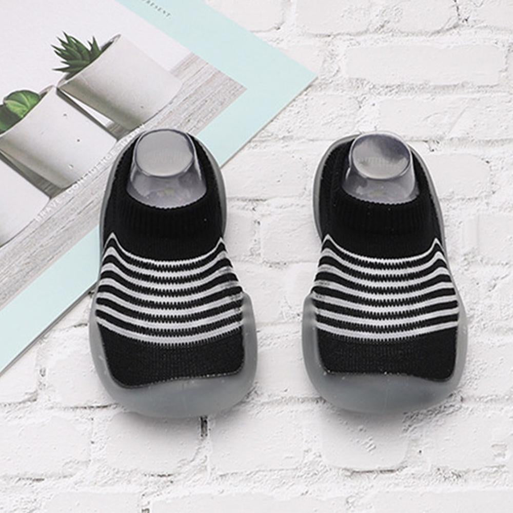 Baby Mesh Solid Sock Shoes Comfy Flats - PrettyKid