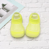 Baby Mesh Solid Sock Shoes Comfy Flats - PrettyKid