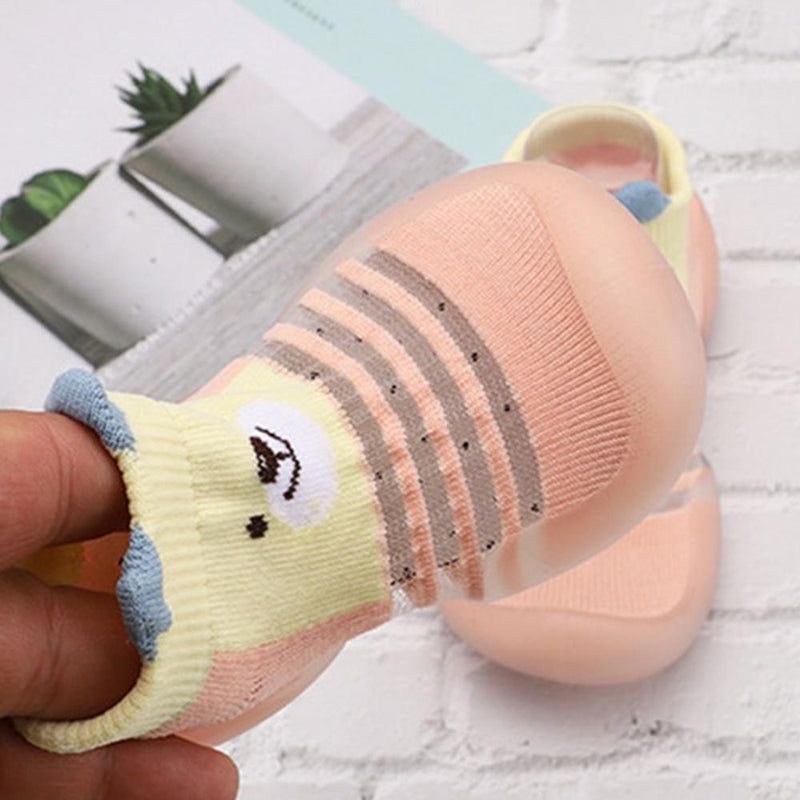 Baby Mesh knitted Cartoon Sock Shoes Cute Flats - PrettyKid