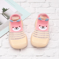 Baby Mesh knitted Cartoon Sock Shoes Cute Flats - PrettyKid